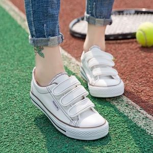 Velcro Low top slip on Plimsolls